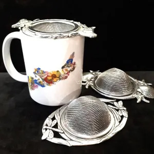 Basic Spirit - Pewter Tea Strainers