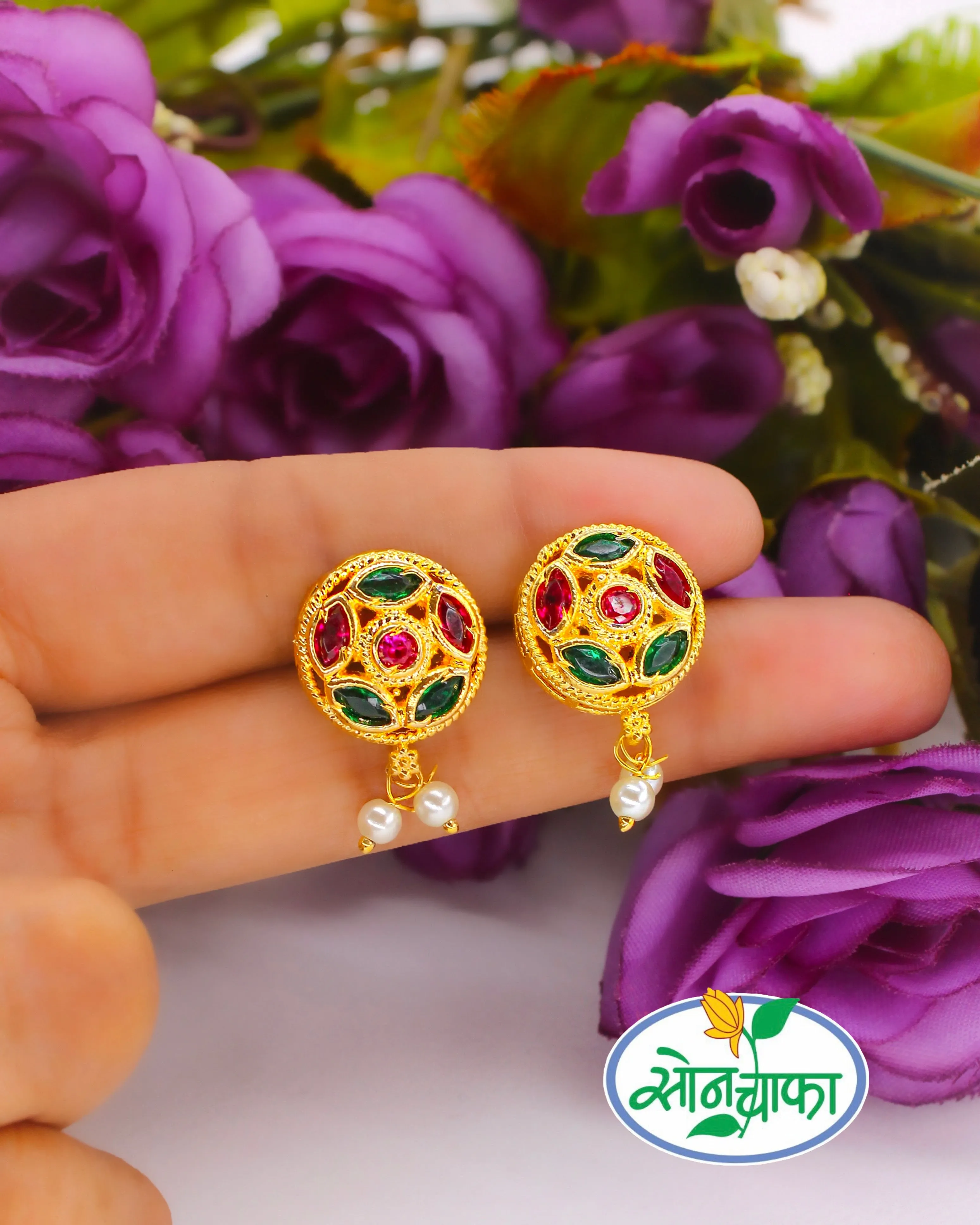 BEAUTIFUL CIRCLE DESIGNER EARRINGS