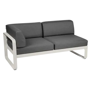 BELLEVIE 2-SEATER LEFT CORNER MODULE-GRAPHITE GREY CUSHION