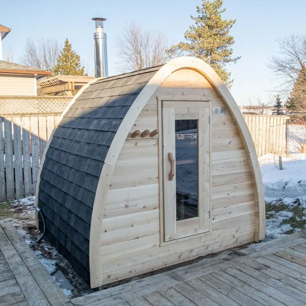 Eastern Cedar MiniPOD Outdoor Sauna