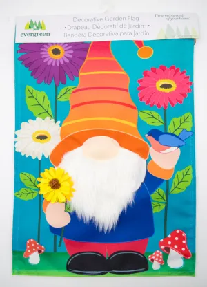 Garden Gnome Flag by Evergreen