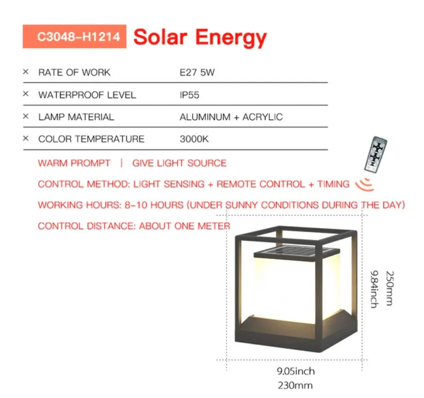 Modern Outdoor Waterproof Solar Garden Light: Lawn Light and Landscape Path Lighting