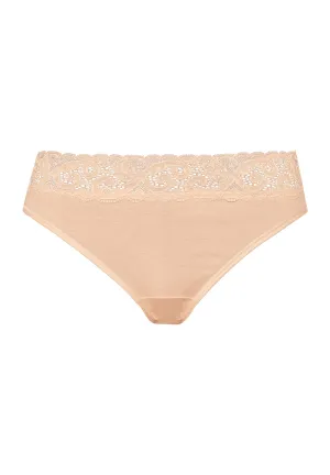 Moments Hi Cut Brief | Beige 71481-274