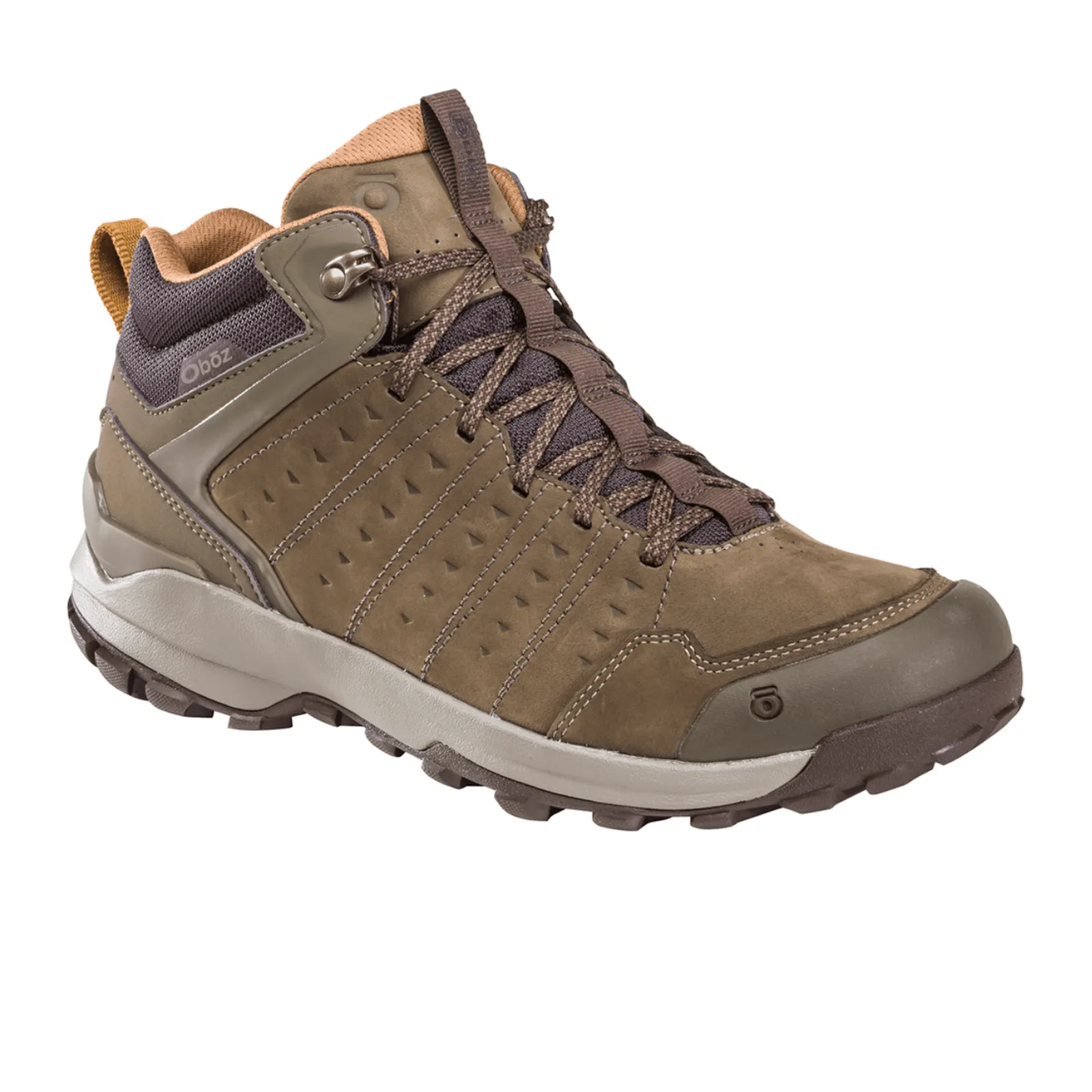 Oboz Sypes Mid Leather B-DRY Hiking Boot (Men) - Cedar Brown