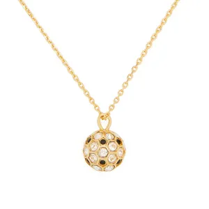 On The Ball Mini Pendant Necklace in Gold