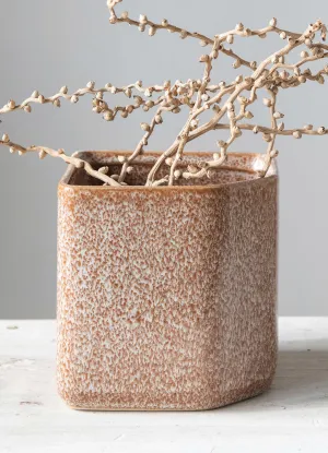 Rd Stoneware Flower by Creative Co-op