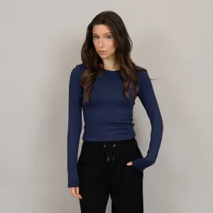 ROXI NAVY SMOOTHING LONG SLEEVE