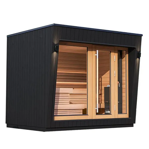 Saunum AirCube Space Outdoor Sauna Cabin