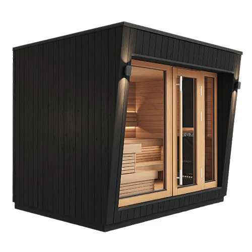 Saunum AirCube Space Outdoor Sauna Cabin