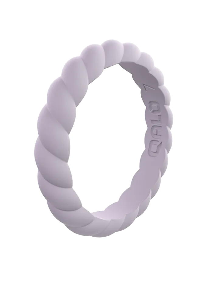 Women's Stackable Twist Silicone Ring