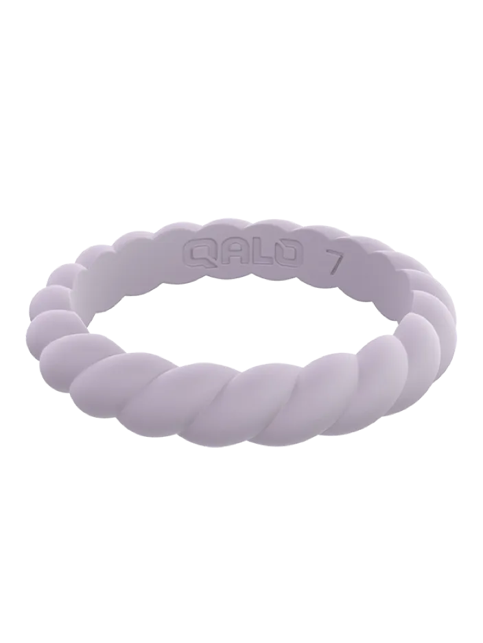 Women's Stackable Twist Silicone Ring