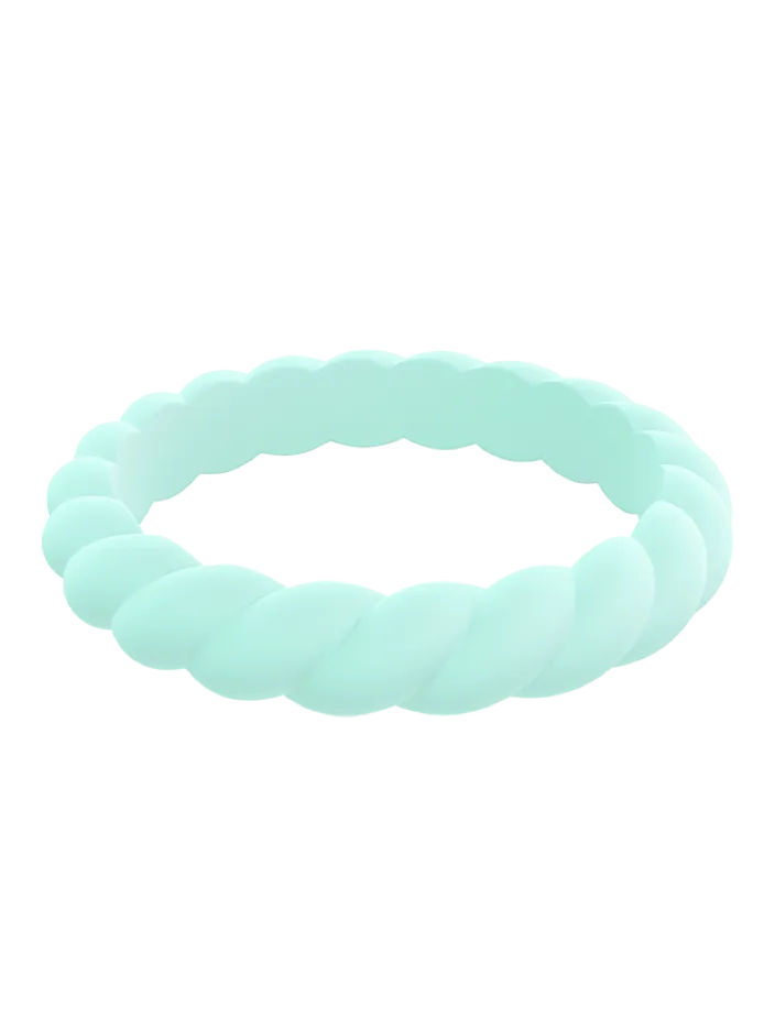 Women's Stackable Twist Silicone Ring